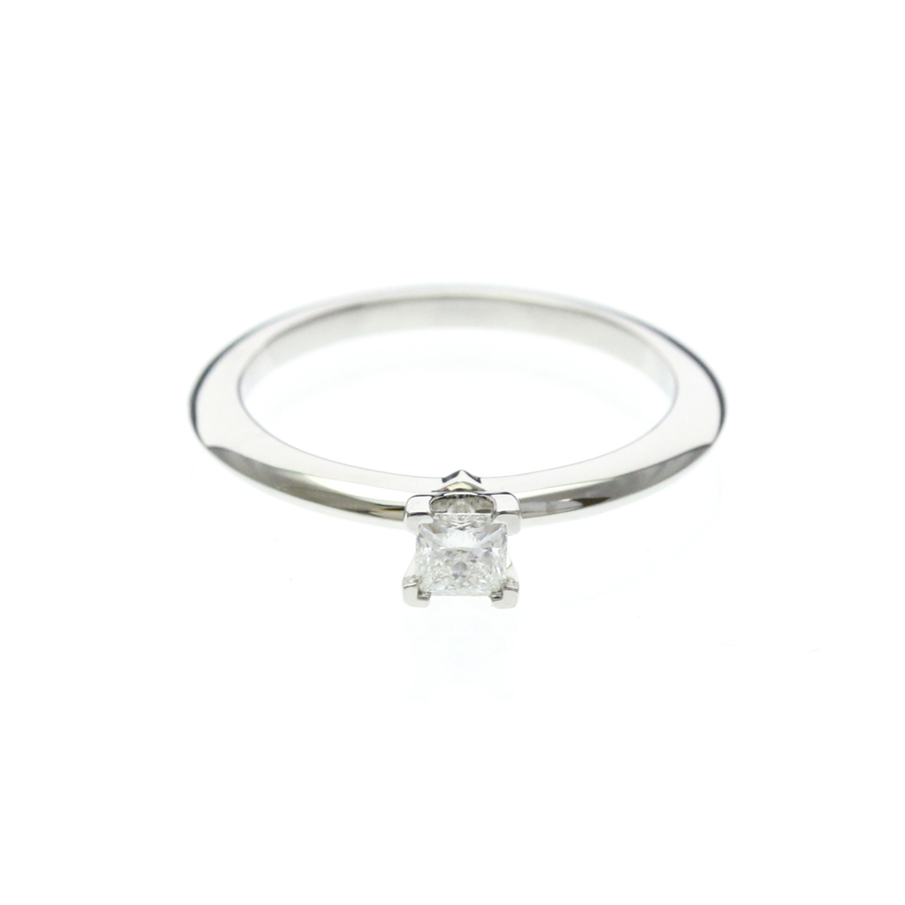 TIFFANY & CO. Silver Diamond Ring